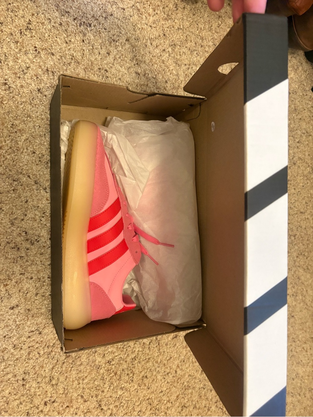 adidas Pink and Red Women's size 8.5 Sneakers with Gum Sole